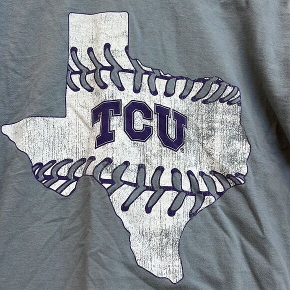Texas Christian University TCU Horned Frogs baseball T-shirt - Picture 7 of 7